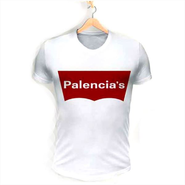 Camiseta blanca de hombre personalizada