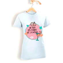 Camiseta blanca de mujer personalizada con sublimación