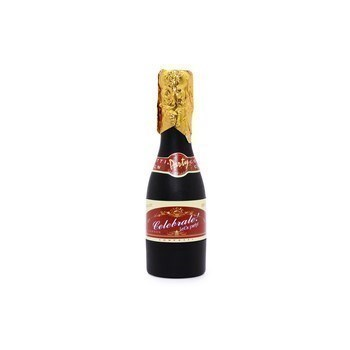 Cañón de espirales en botella de champán