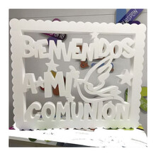 Cartel Bienvenidos a mi comunión