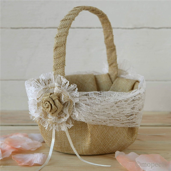 Cesta rústica de boda