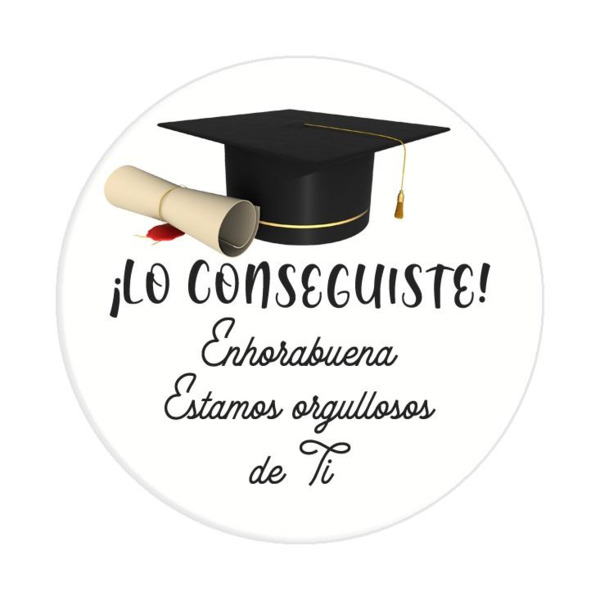 Chapa de graduación Lo Conseguiste