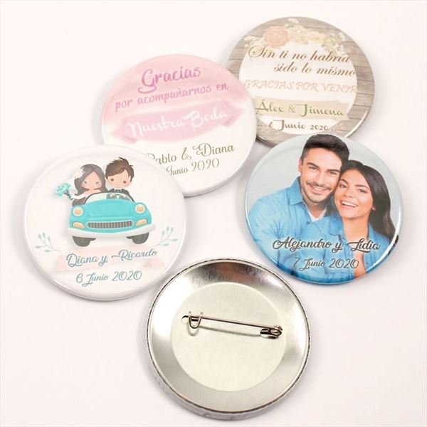 Chapas para bodas varios diseños (1)