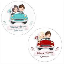 Chapas para bodas varios diseños