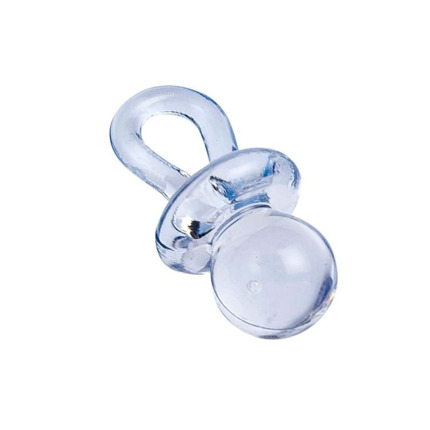 Chupete para decorar azul pequeño