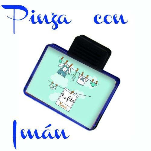 Pinza con imán personalizada