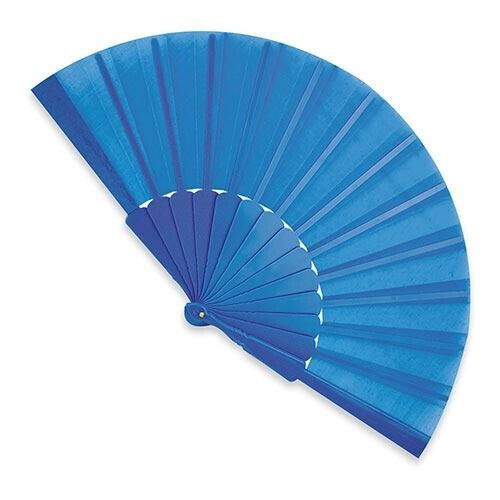 Abanico de PVC y tela en 12 colores personalizable (3)