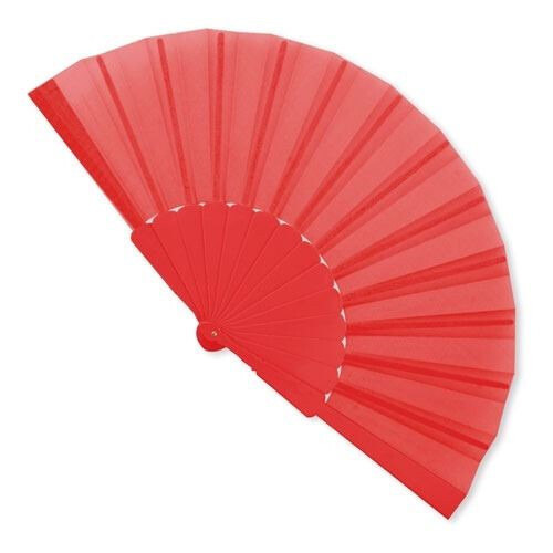Abanico de PVC y tela en 12 colores personalizable (4)