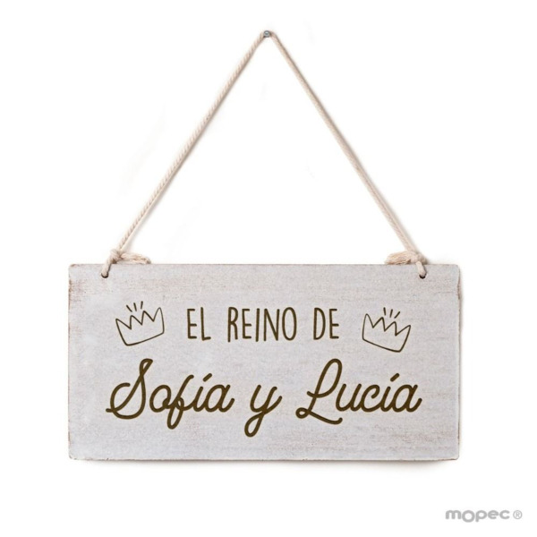 Cuadro madera personalizado para hermanos