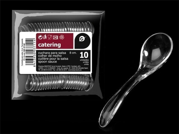 Cucharitas para salsas. Set 10 uds.