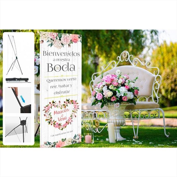 Display de boda romántico