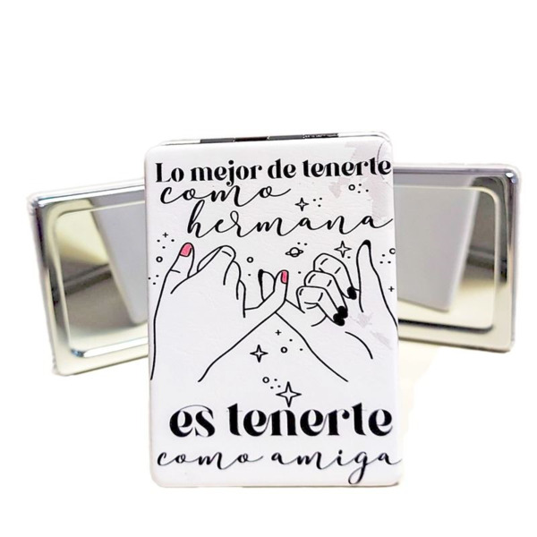 Espejo polipiel rectangular personalizado para invitadas (2)