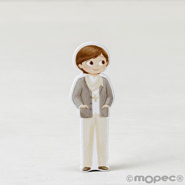 Figura adhesiva niño comunión foulard