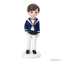 Figura Comunión marinero camisa azul