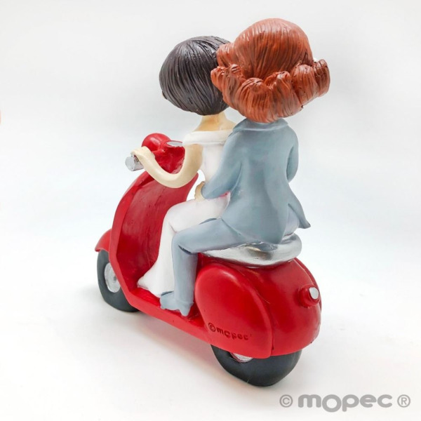 Figura de boda de chicas en moto (1)