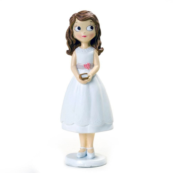 Figura niña Comunión con vestido corto