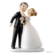 Figura para tarta de boda beso
