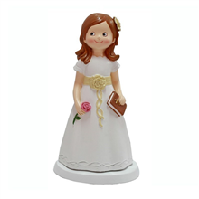 Figura para tarta de niña con biblia