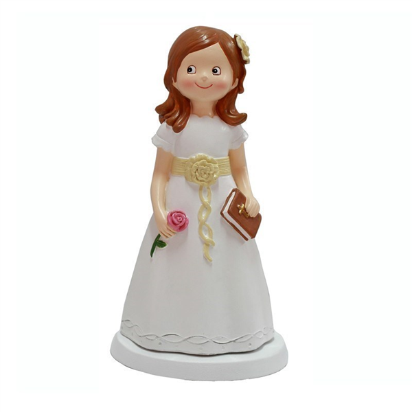 Figura para tarta de niña con biblia
