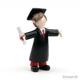 Figura pastel de graduación chico
