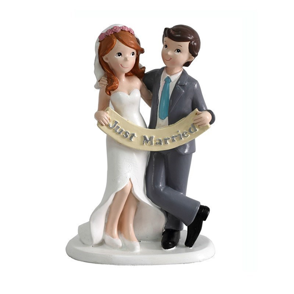 Figura pastel novios Just Married