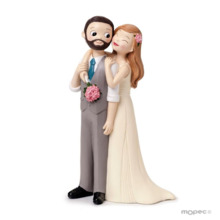 Figura de pastel para boda