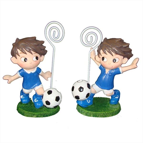 Figura portafotos de comunión fútbol