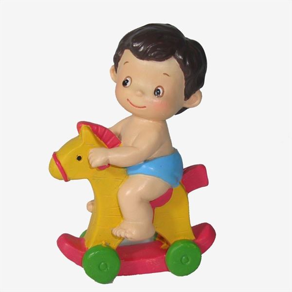 Figura tarta niño con caballito