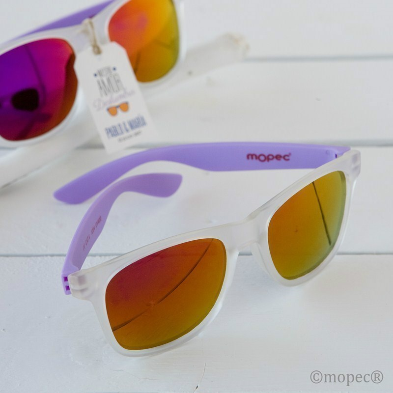 Gafas de sol cristal rojo