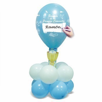 Globos de comunión personalizados para niños