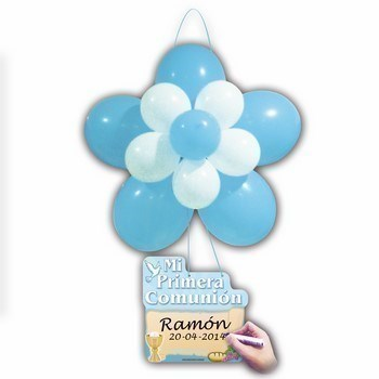 Globos para comunión de niño
