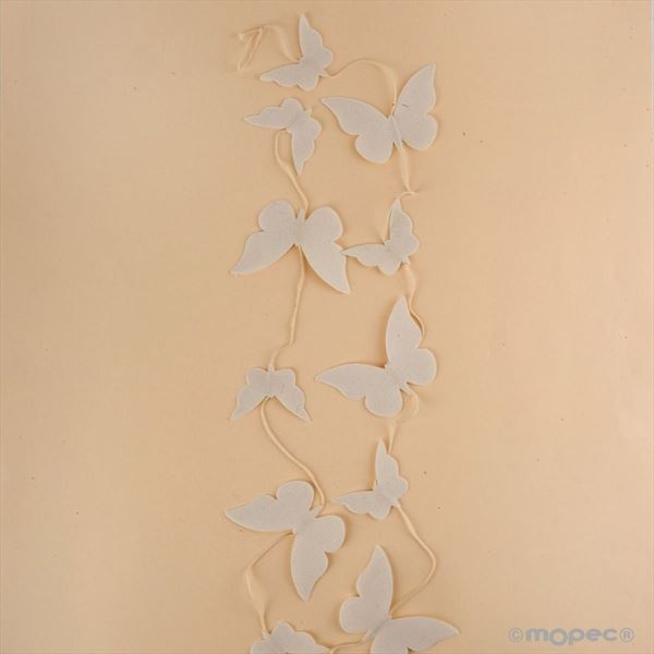 Guirnalda de mariposas de algodón (1)