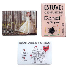 Imán de silicona rectangular pequeño personalizado