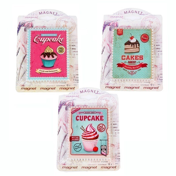 Imán retro cupcake