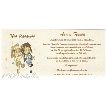 invitaciones de boda de novias