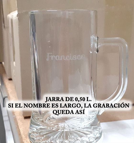 Jarra de cerveza de cristal personalizable 2 medidas (2)