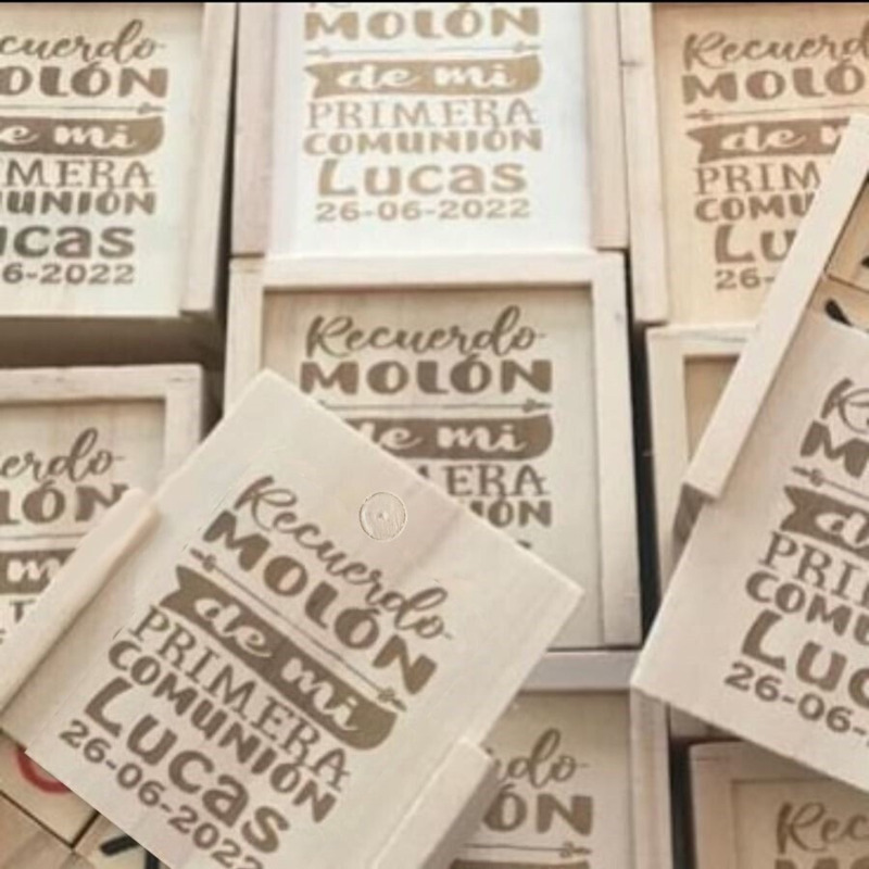 Juego 3 en raya en caja madera, detalle de boda comunión y bautizo infantil (10)
