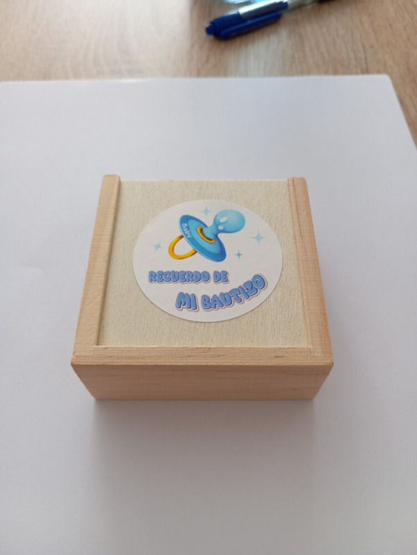 Juego 3 en raya en caja madera, detalle de boda comunión y bautizo infantil (6)