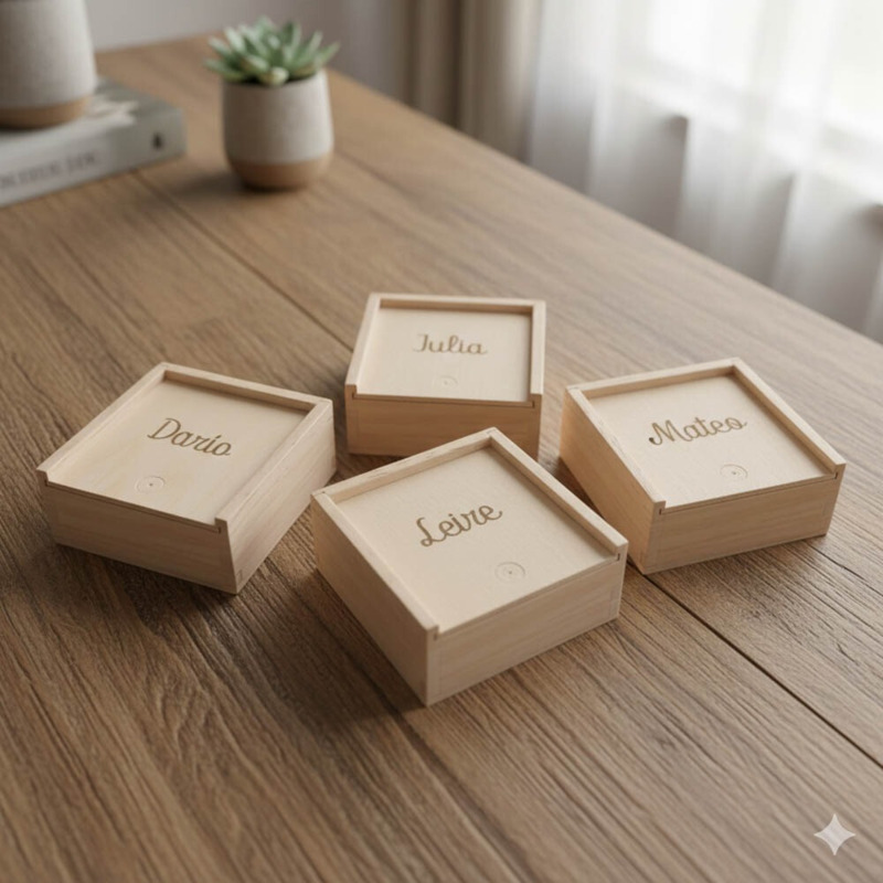 Juego 3 en raya en caja madera, detalle de boda comunión y bautizo infantil (9)