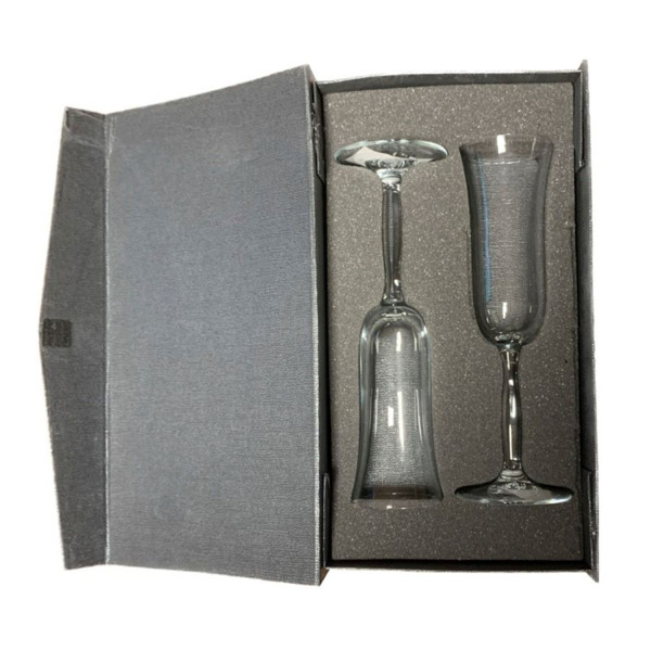 Juego de copas champagne en estuche (1)