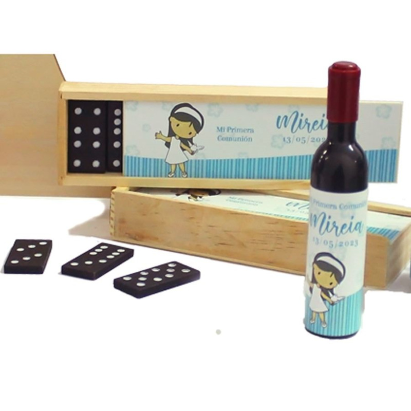 Juego de dominó personalizable, regalos para adolescentes e infantiles (2)