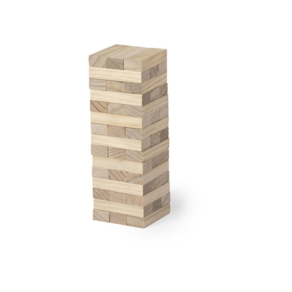 Juego de madera en bolsita, Jenga (1)