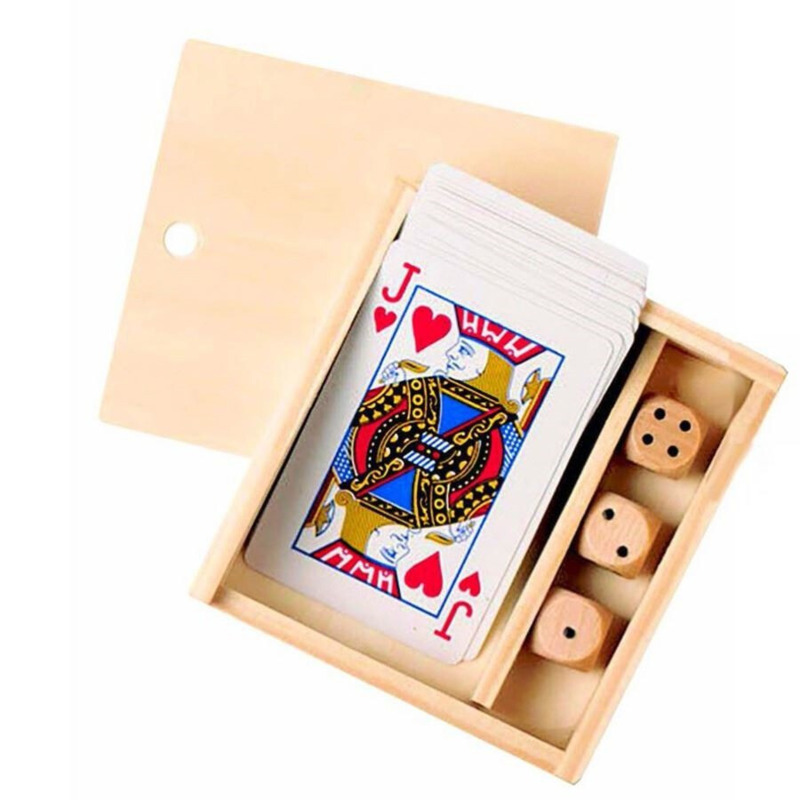 Juego de póker en caja de madera (3)