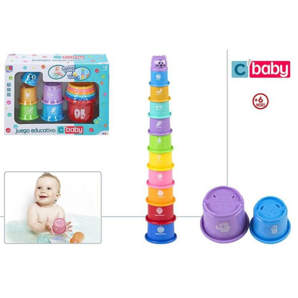 Juguete educativo de cubos para bebés
