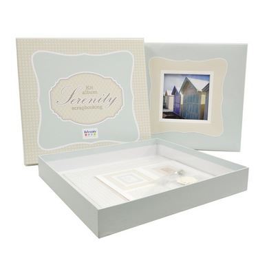 Kit álbum de scrapbooking Serenity