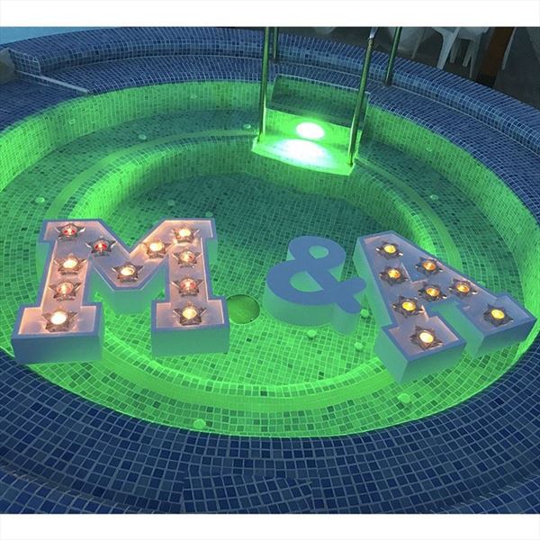 Letras iniciales para velas