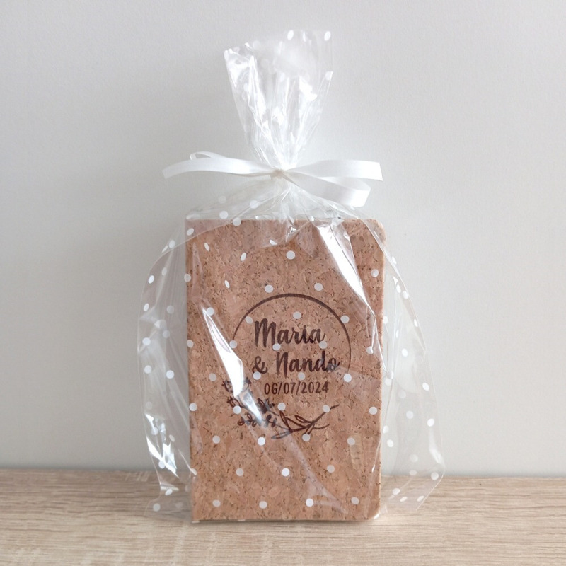 Libreta de corcho natural personalizable de boda (5)