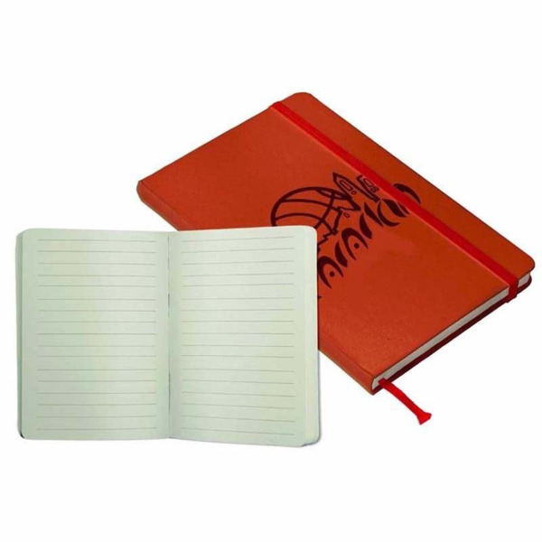 Libreta naranja con grabado láser (1)