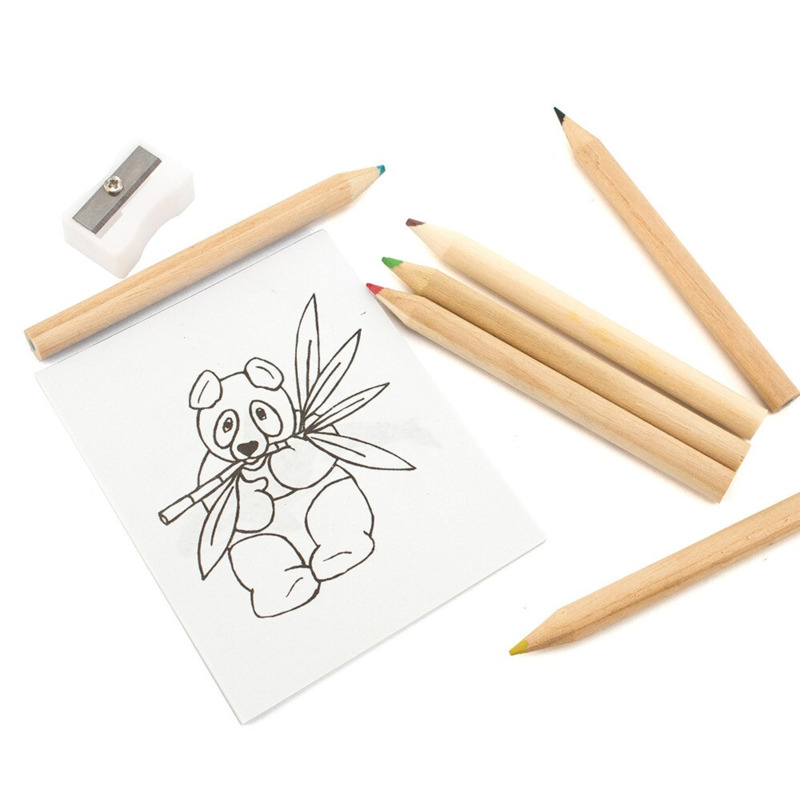 Libreta y pinturas infantiles, detalle para niños (2)