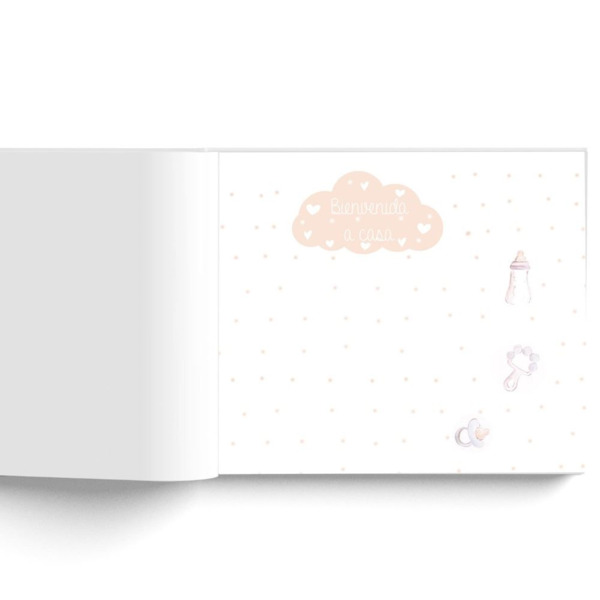 Libro de firmas bebé personalizado, alta calidad (1)
